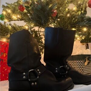 Frye Black Leather Men's Boots